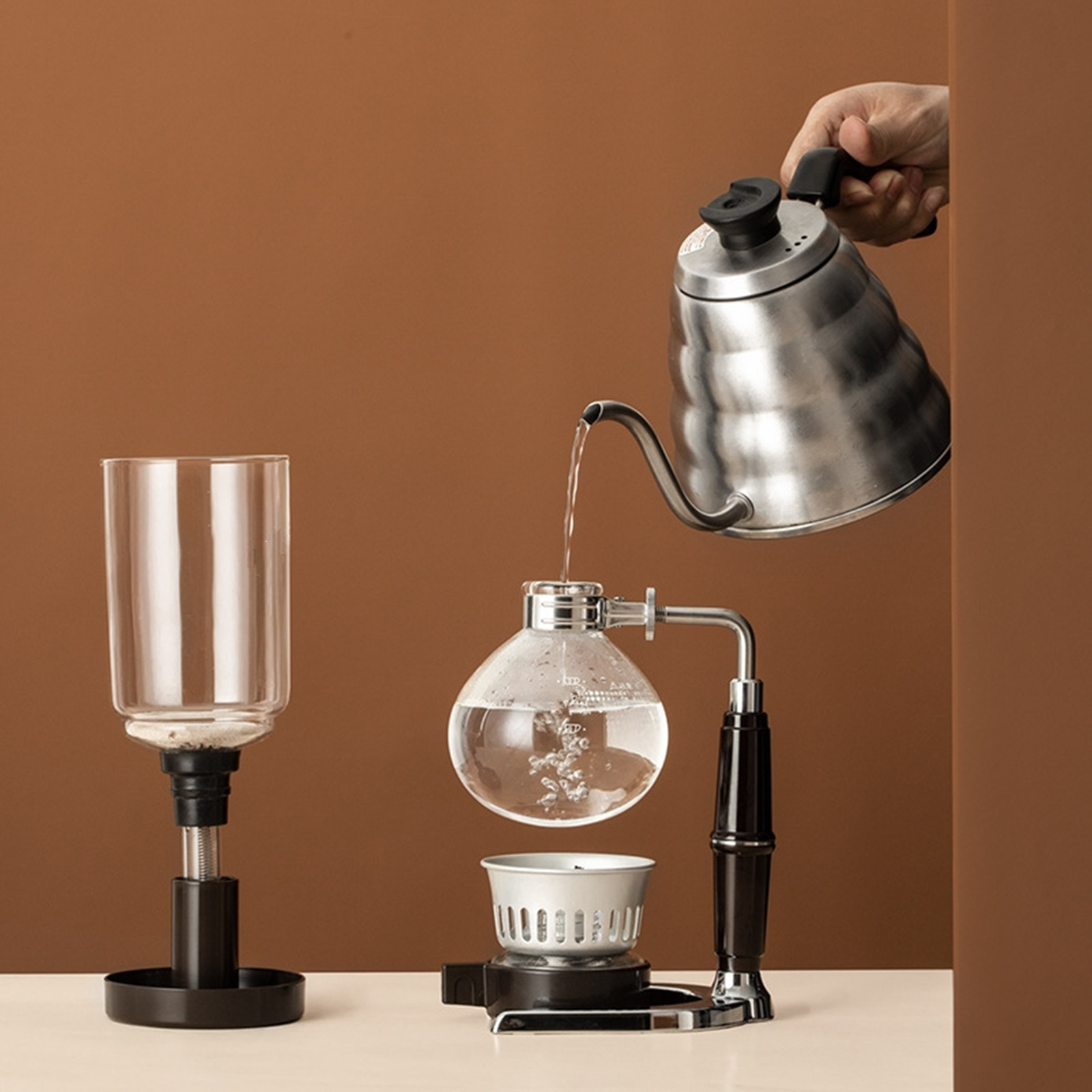 Home Bar Setup - Siphon Coffee Maker 3/5 Cups Vacuum
