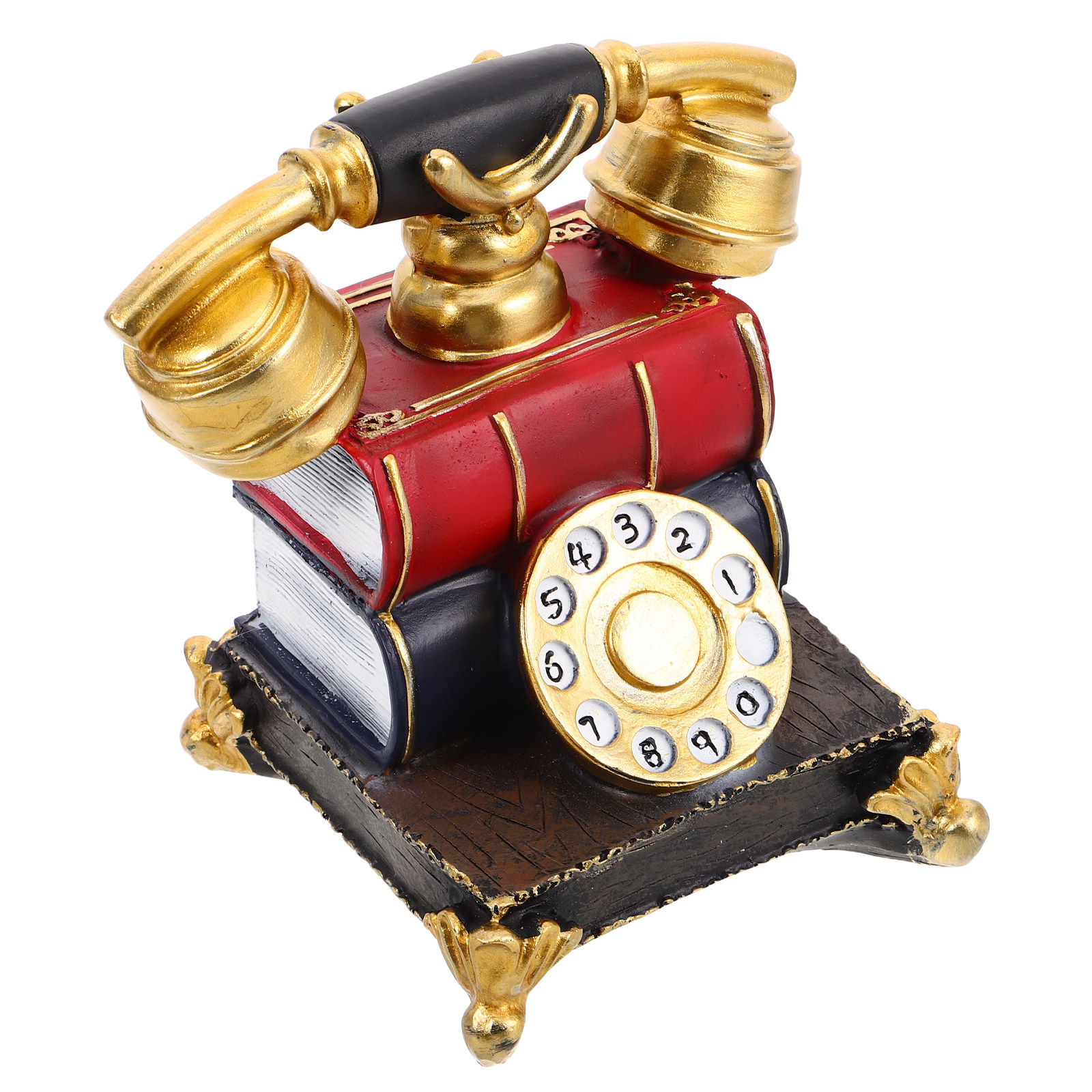 Home Bar Shelves - Vintage Rotary Telephone Decorative Piece Nostalgic