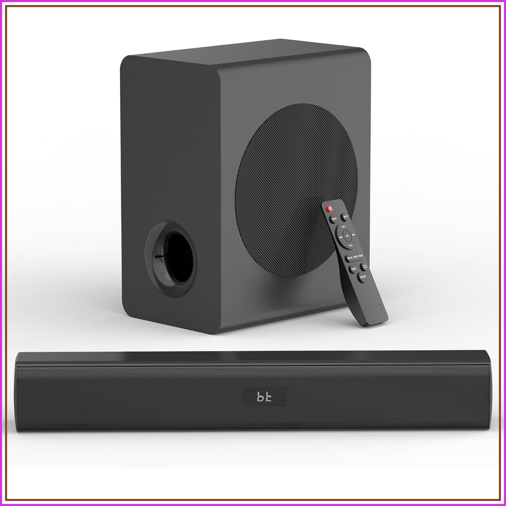Home Bar And Theater - Wireless Sound Bar with Subwoofer, 2.1ch