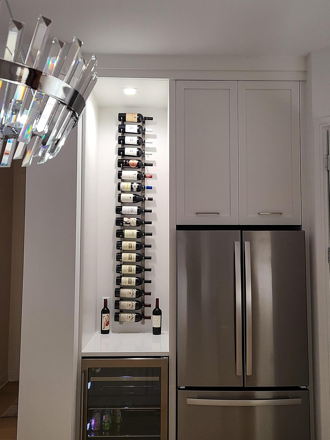 Matte Black Single Depth Metal - Home Bar Shelves 评论和价格