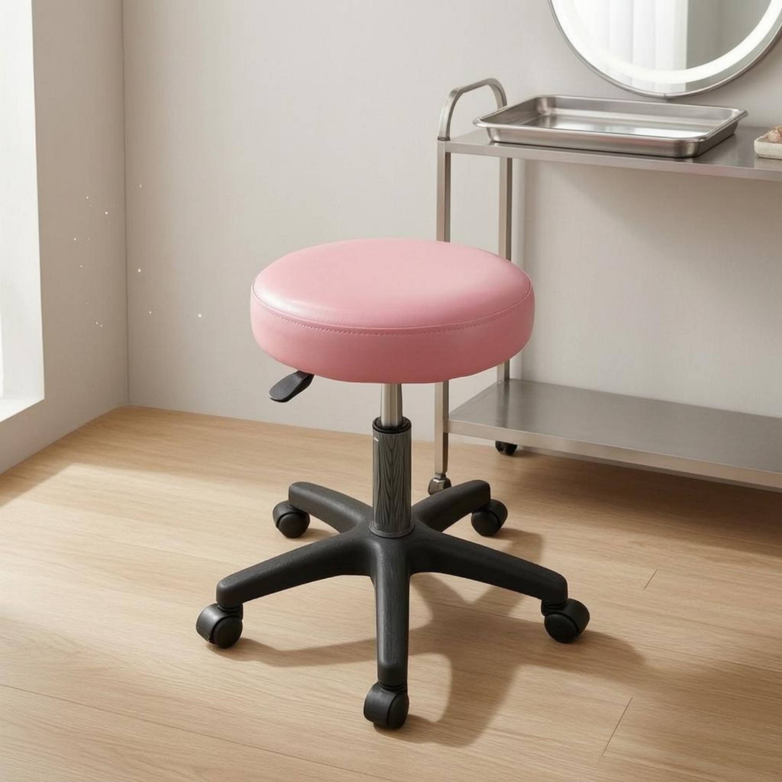 Height Adjustable Swivel Stool - Home Bar Stools 评论和价格