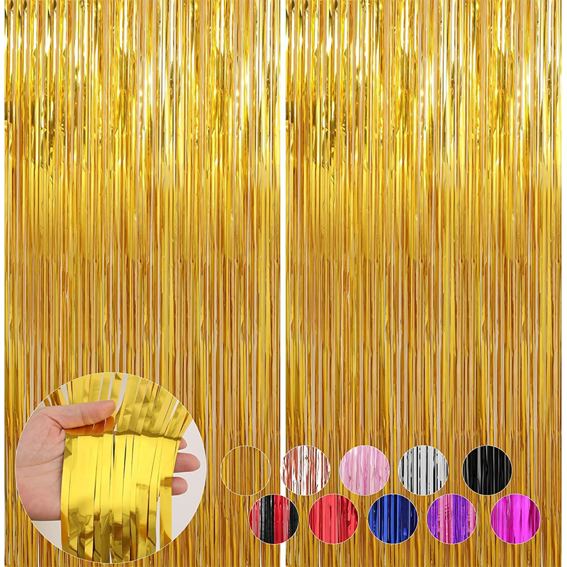 2M Glitter Gold Tinsel Fringe  - Home Bargains 评论和价格