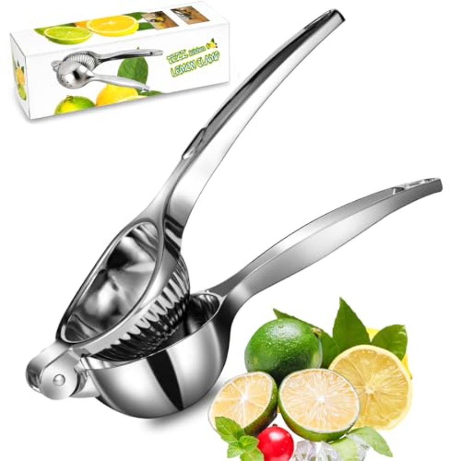 Premium Lemon Squeezer, Large  - Citrus Juicer Bar 评论和价格