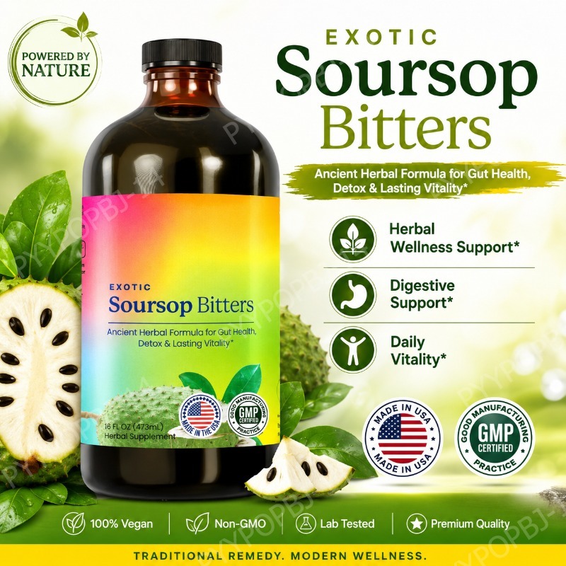 Exotic Soursop Bitters Herbal  - Bitters Bottle Set 评论和价格