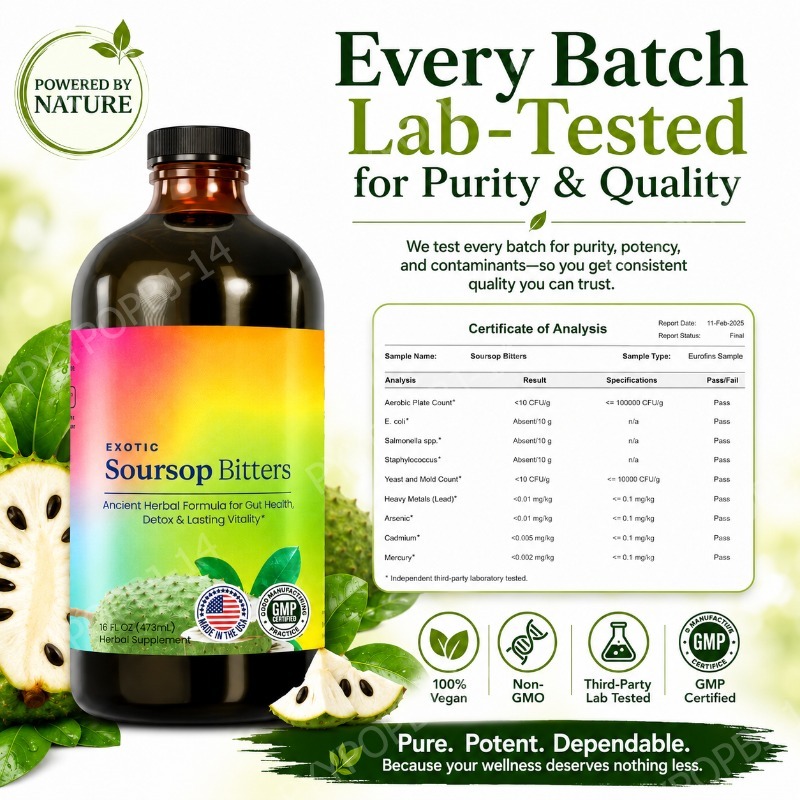 Exotic Soursop Bitters Herbal  - Bitters Bottle Set 评论和价格