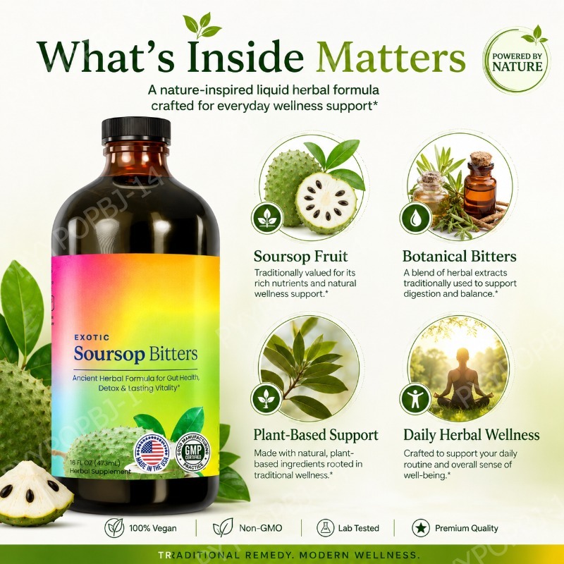 Exotic Soursop Bitters Herbal  - Bitters Bottle Set 评论和价格