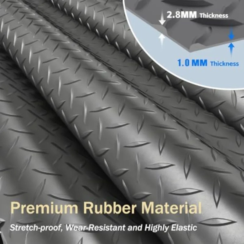 Garage Floor Mat,Thickened PVC - Bar Mat Rubber 评论和价格