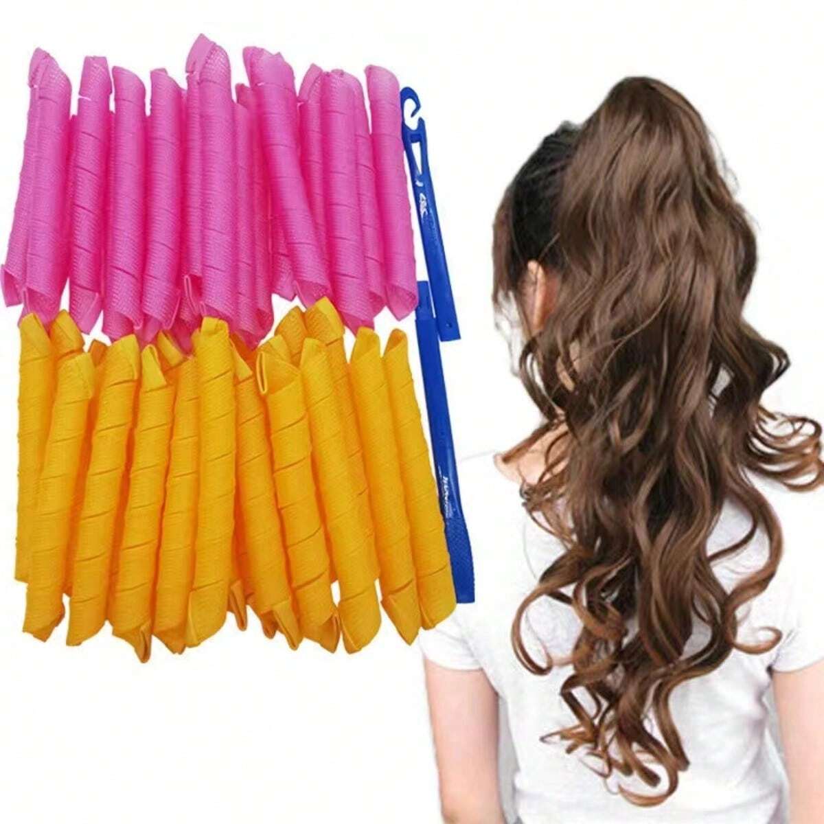 20Pcs Heatless Hair Curlers No - Home Barber 评论和价格