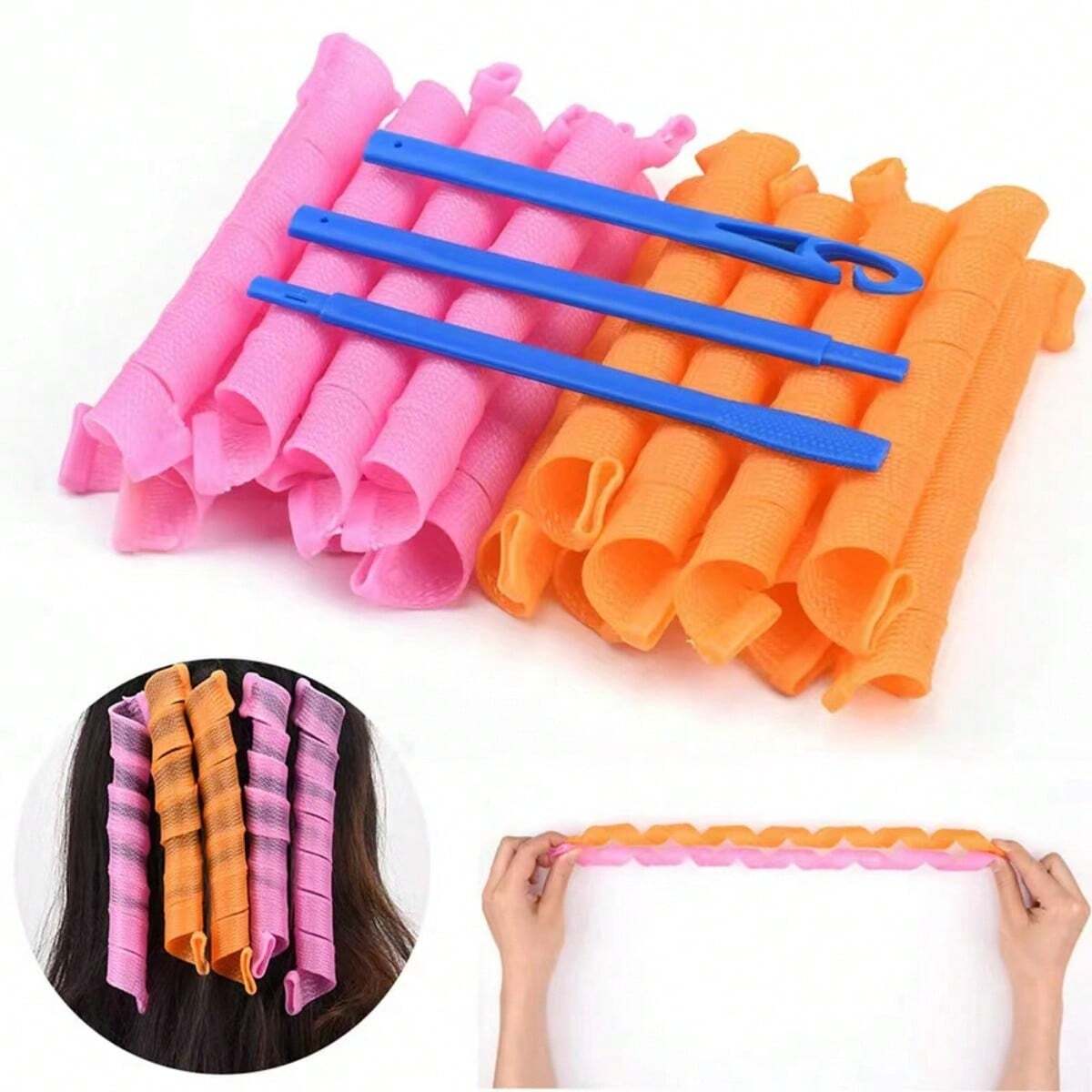 20Pcs Heatless Hair Curlers No - Home Barber 评论和价格