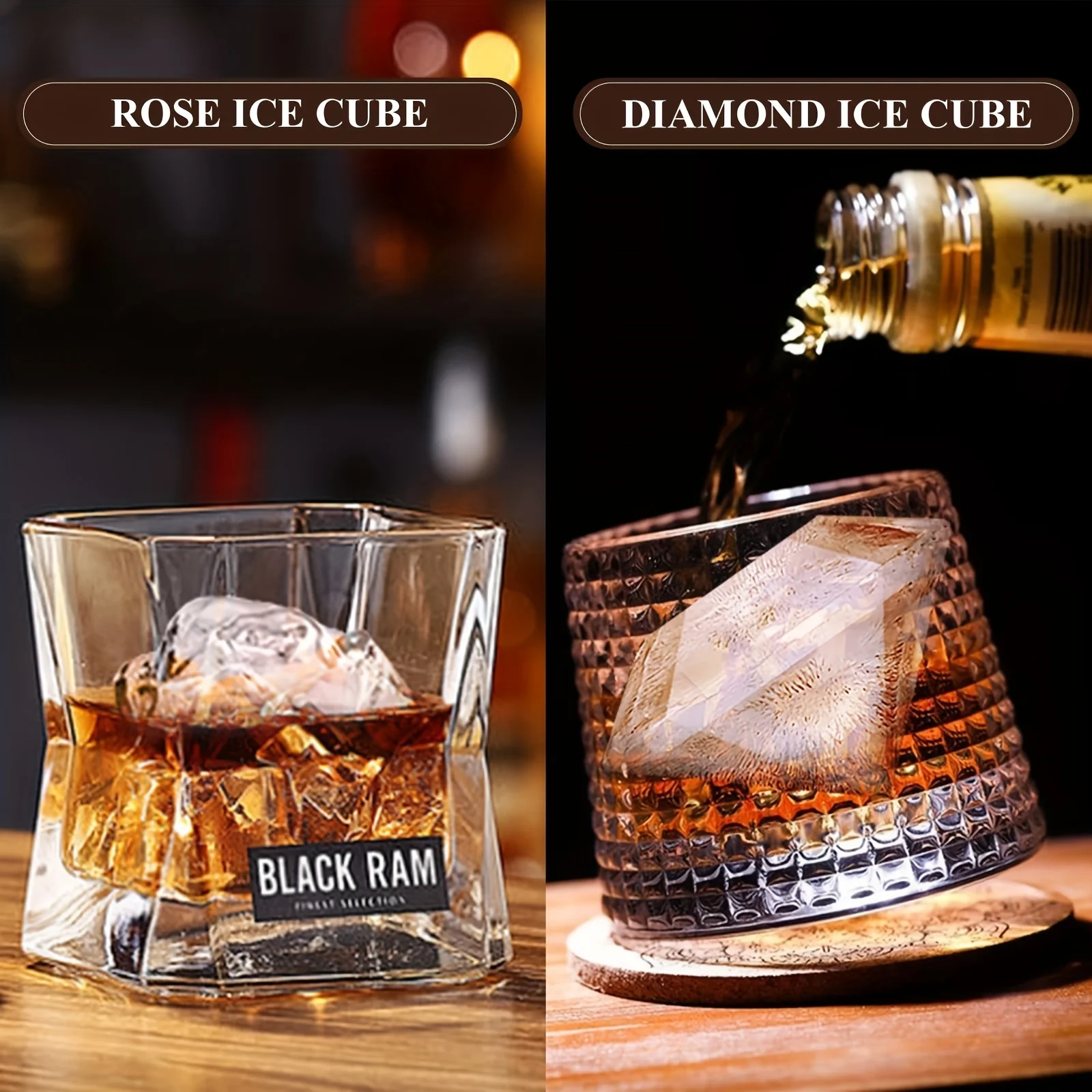 1pc 3D Rose Ice Cube Mold, Squ - Ice Mold Sphere 评论和价格
