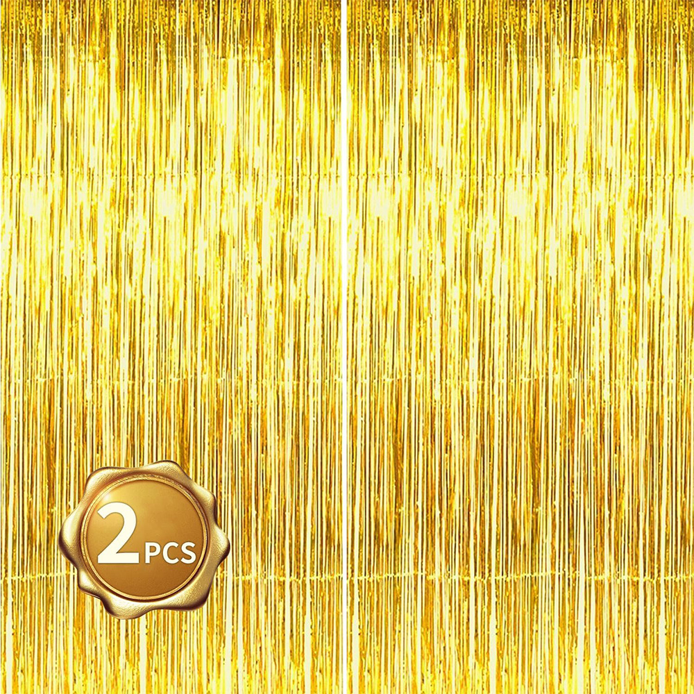 2Pack Gold Metallic Foil Tinse - Home Bargains 评论和价格