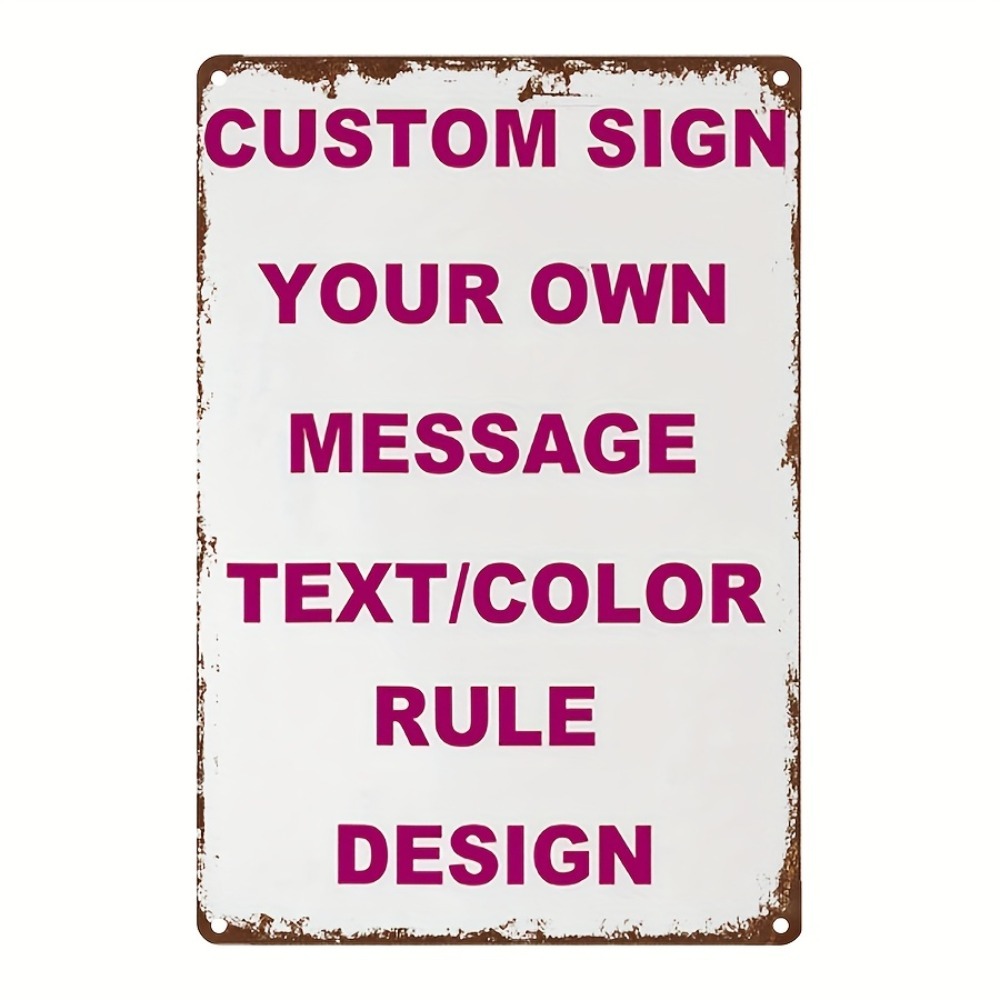 Custom Text Photo Logo Customi - Home Bar Signs 评论和价格