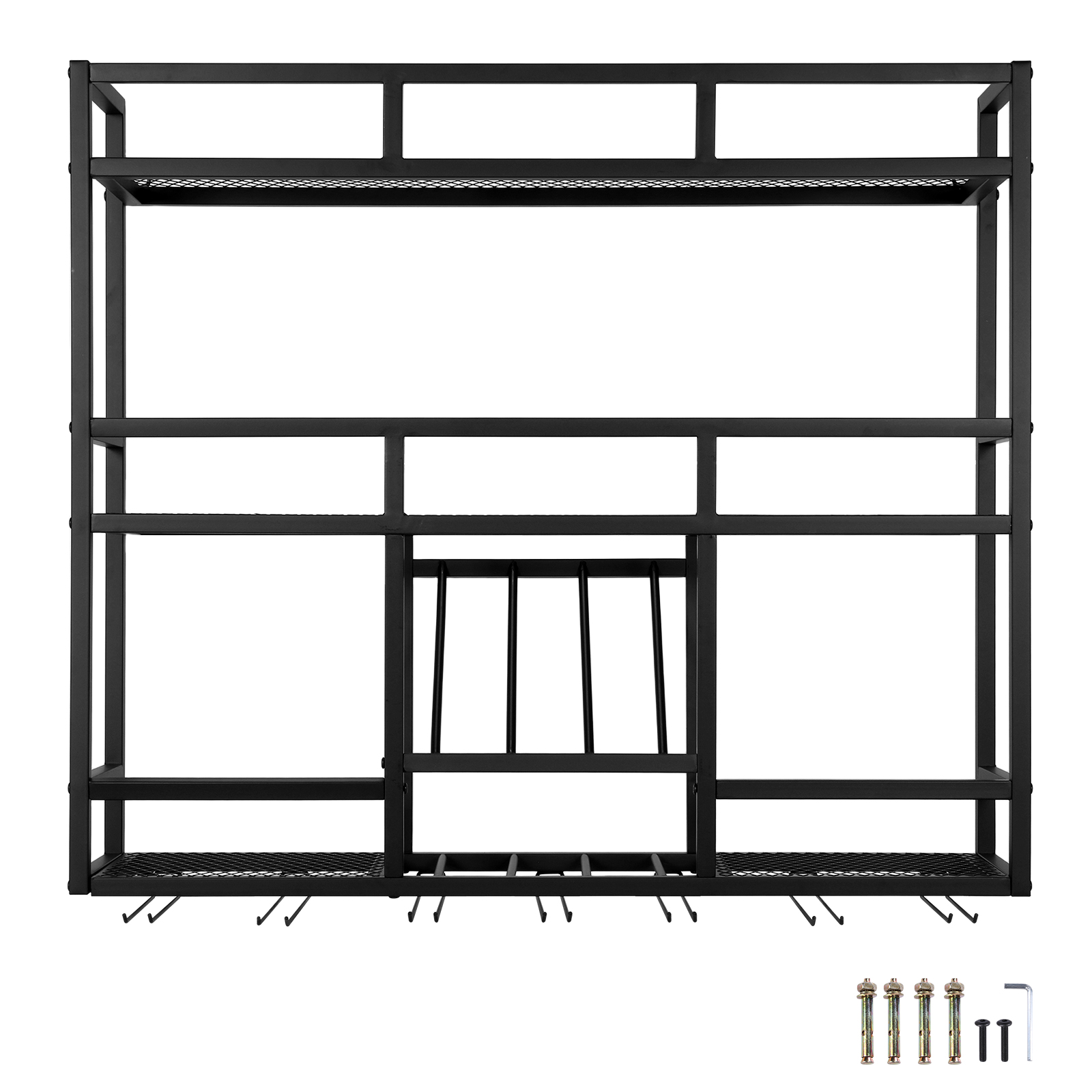 3 Tiers Floating Wine Bottle S - Home Bar Shelf 评论和价格