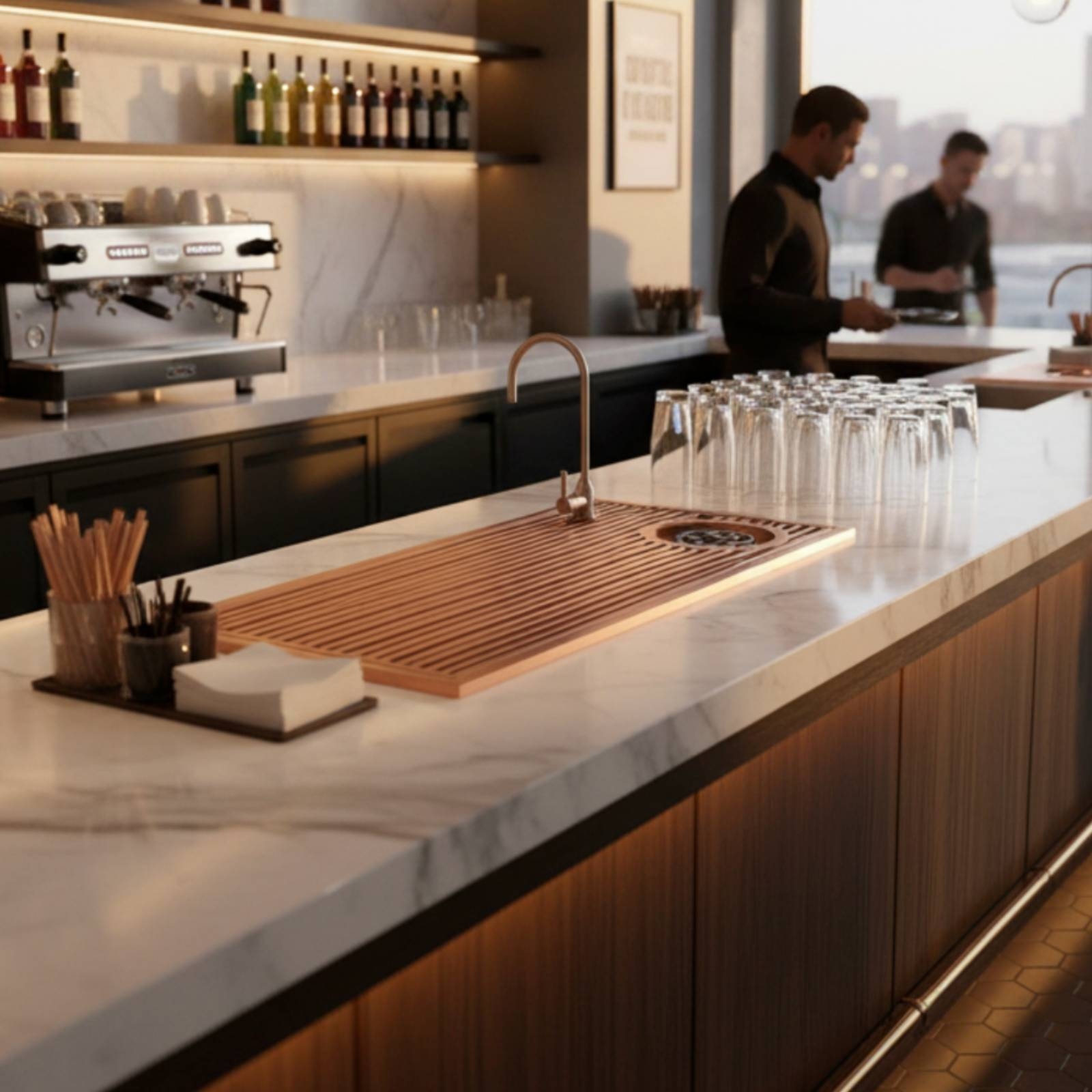 Draining Station with Slatted  - Home Barista 评论和价格