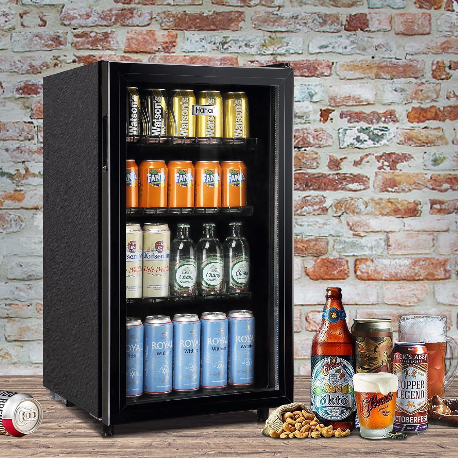 125-Can Mini Fridge Cooler wit - Home Bar And Fridge 评论和价格