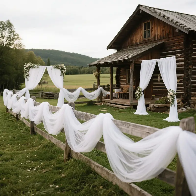 DIY Decoration Tulle Arch Drap - Home Bargains 评论和价格