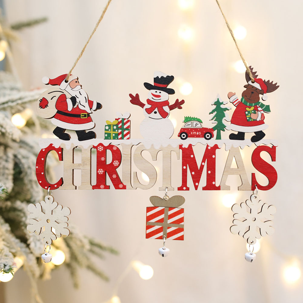 Wooden Christmas Hanging Penda - Home Bargains 评论和价格