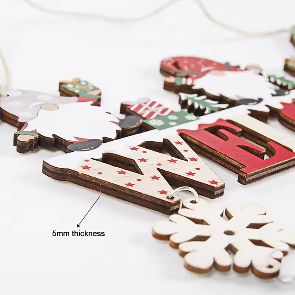Wooden Christmas Hanging Penda - Home Bargains 评论和价格
