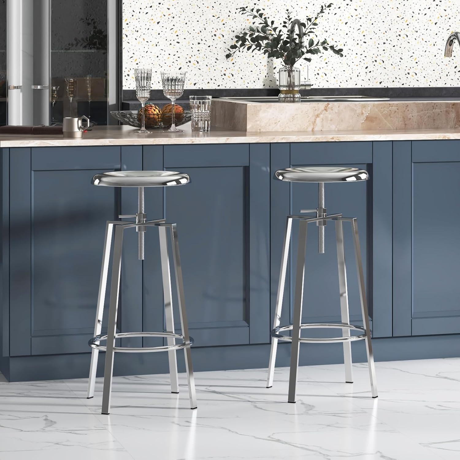 Atlas Industrial Bar Stools Se - Home Bar Stools 评论和价格