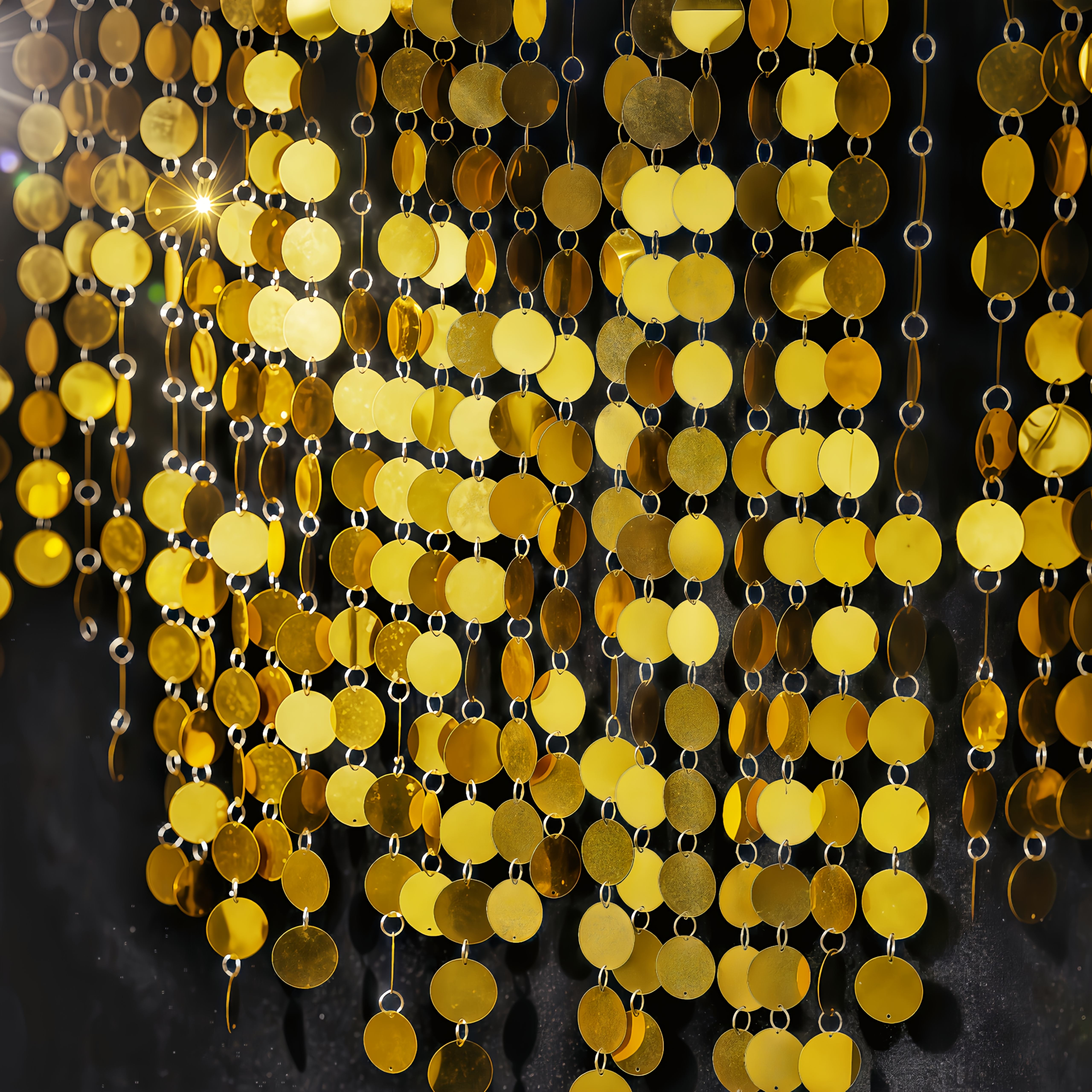 5PCS Circular Sequin Curtain H - Home Bargains 评论和价格