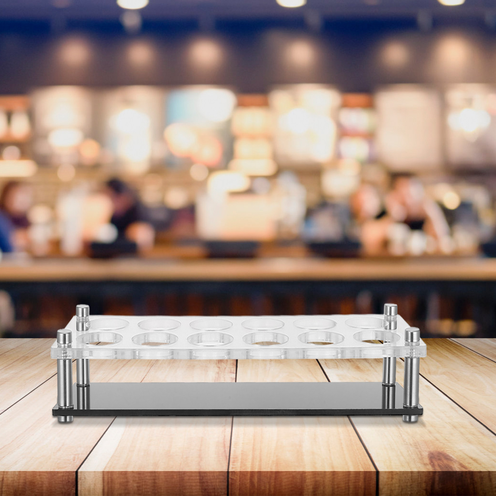 Acrylic Shot Glass Holder Stab - Home Bar Stand 评论和价格