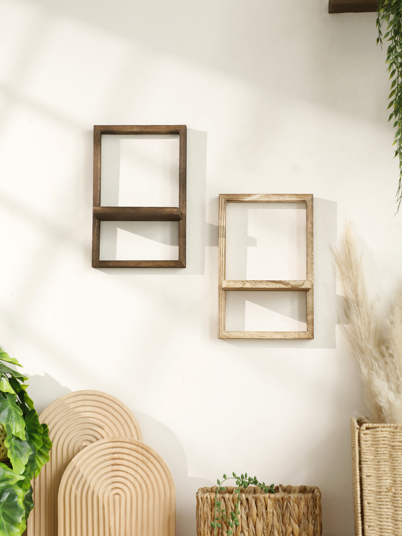 Wooden Display Shelf Floating  - Home Bar Shelf 评论和价格