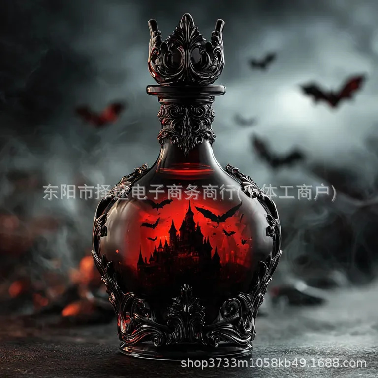 Batwing Castle Decanter Gothic - Home Bar Setup 评论和价格