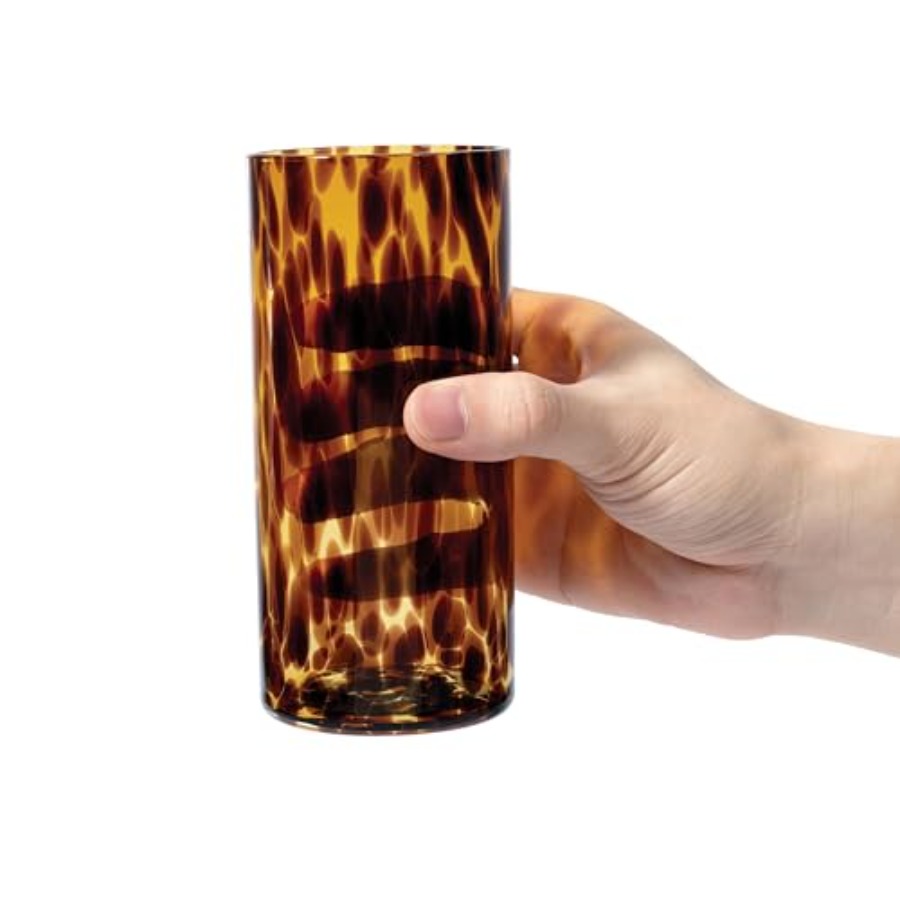 Tortoise Shell Highball Glass  - Highball Glass Set 评论和价格