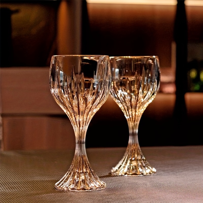 Luxury Crystal Gold Trim Wine  - Highball Glass Set 评论和价格