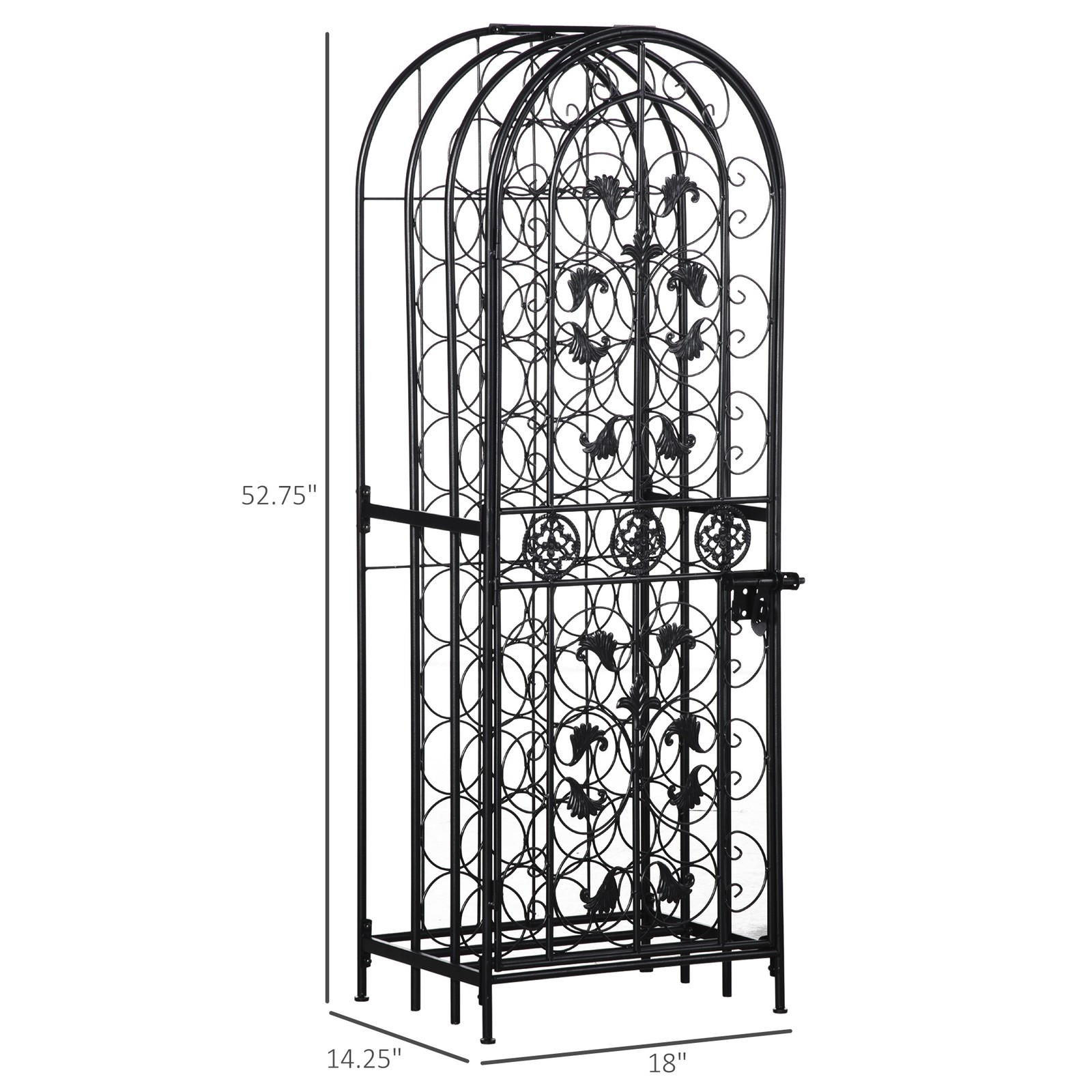 Free Standing Wine Rack 45 Bot - Home Bar Stand 评论和价格