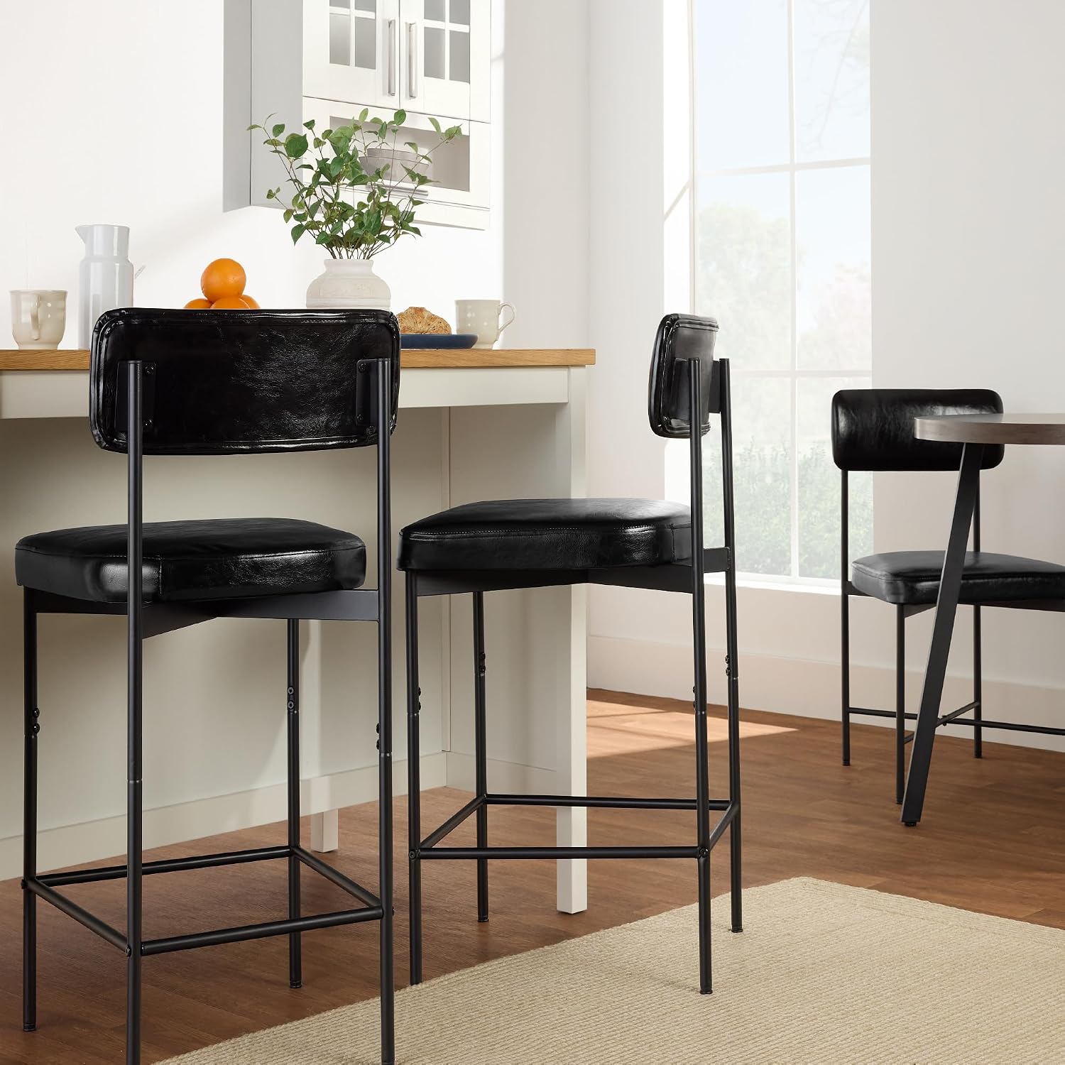 Set of 2, Armless Counter Heig - Home Bar Stools 评论和价格