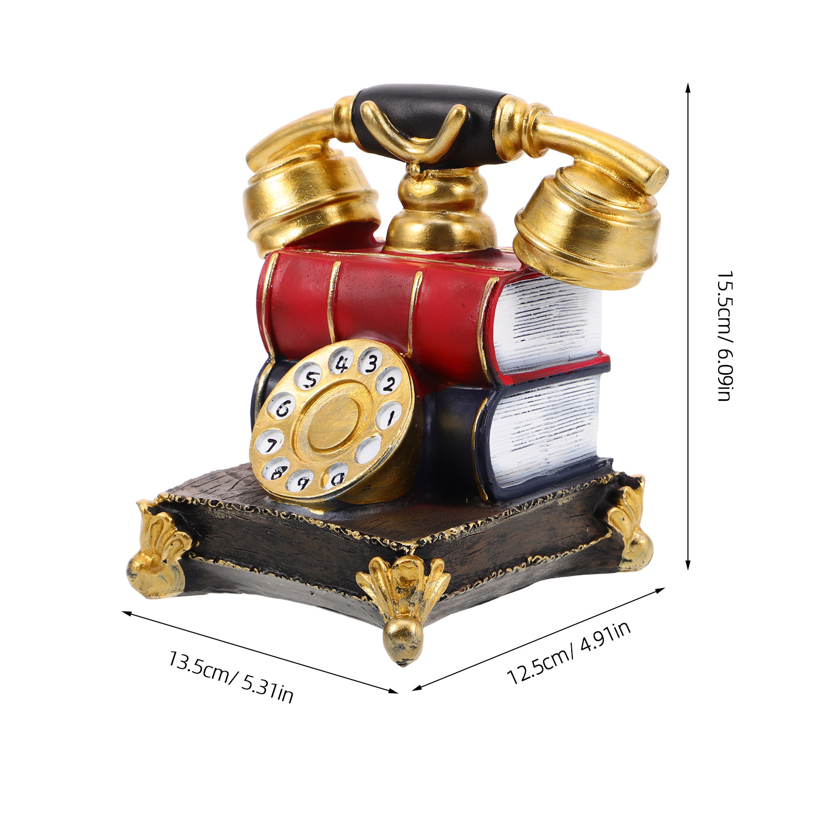 Vintage Rotary Telephone Decor - Home Bar Shelves 评论和价格