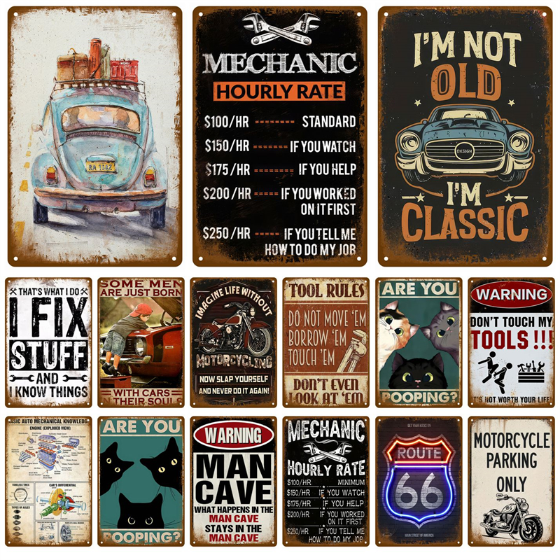Vintage Metal Plate Tin Sign P - Home Bar Set 评论和价格