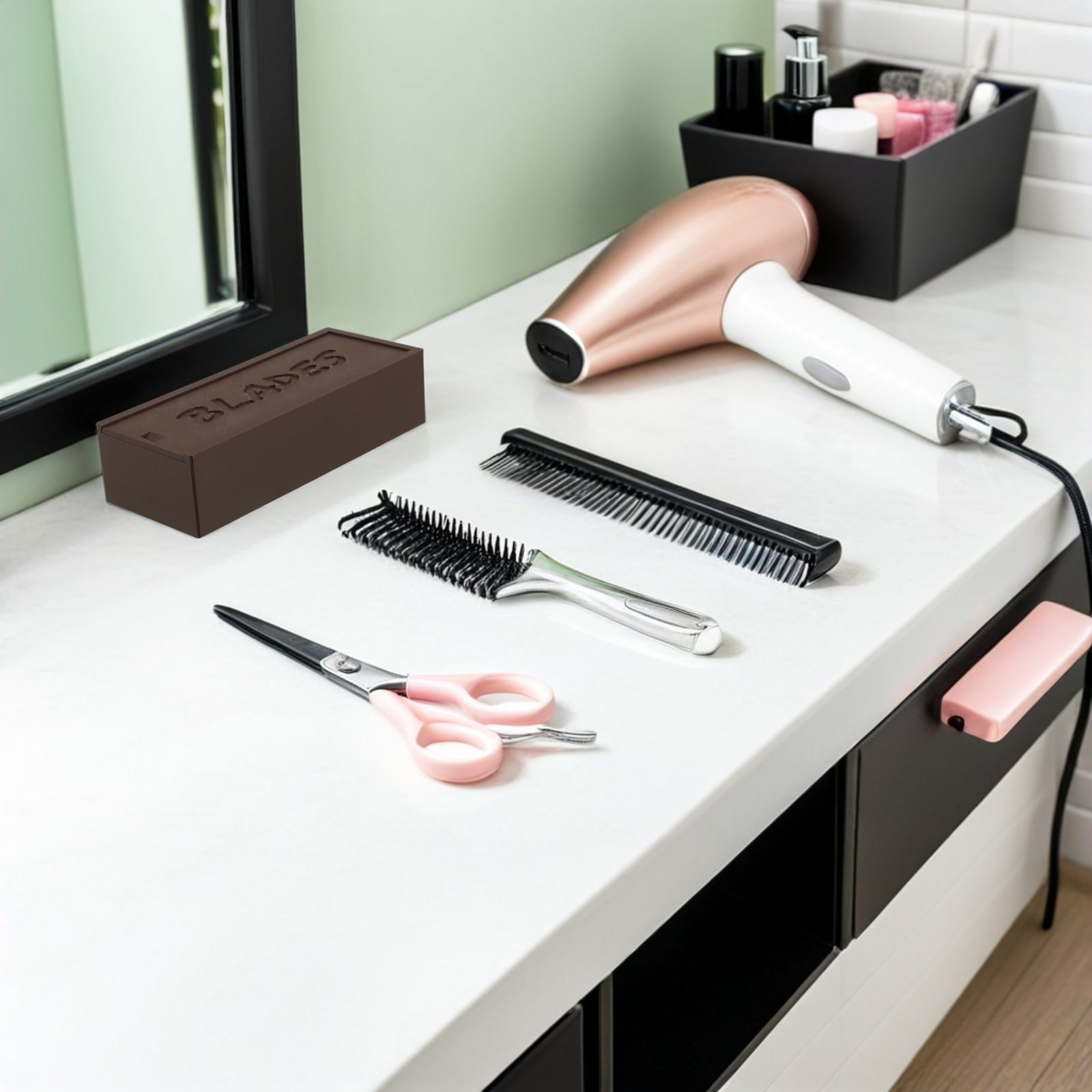 Plastic Brown Blade Storage Do - Home Barber 评论和价格