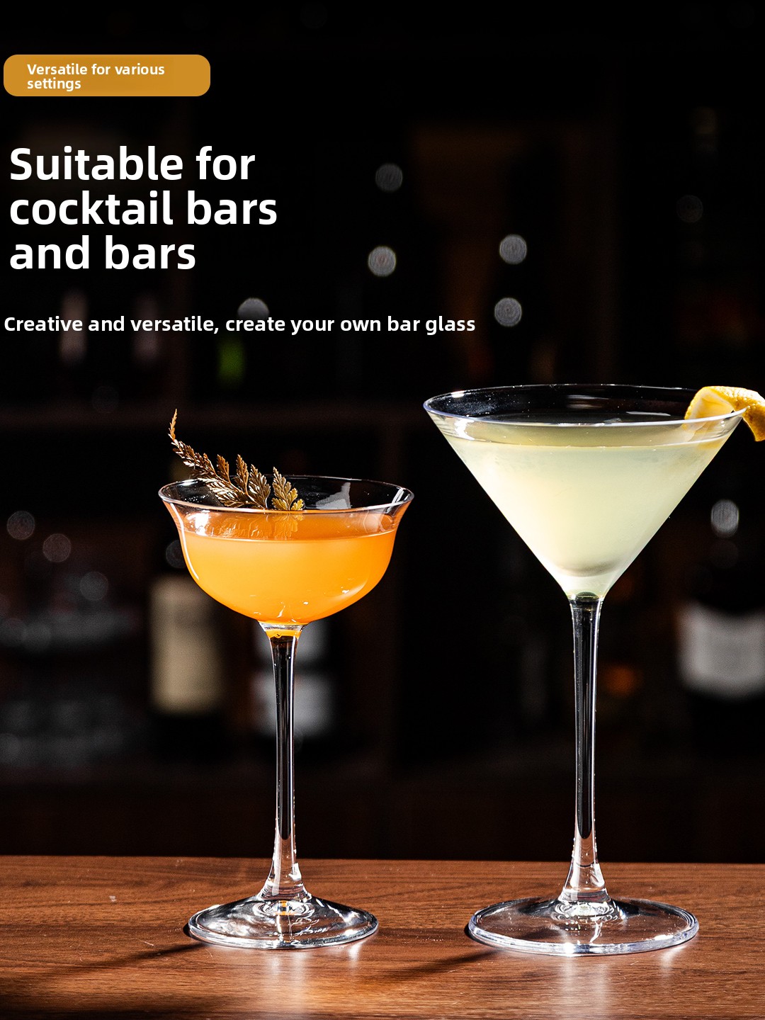Premium Crystal Glass Cocktail - Highball Glass Set 评论和价格