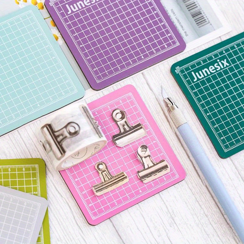 2pcs Mini cutting pad handmade - Bar Mat Rubber 评论和价格